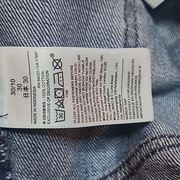 GAP x CULT GAIA Asymmetric Blue Denim Maxi Skirt. Sz 30/10 NWT - Picture 10 of 10